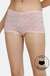 Zivame Low Rise Full Coverage Boyshorts - Gardenprint Peach Pearl — thumbnail 1